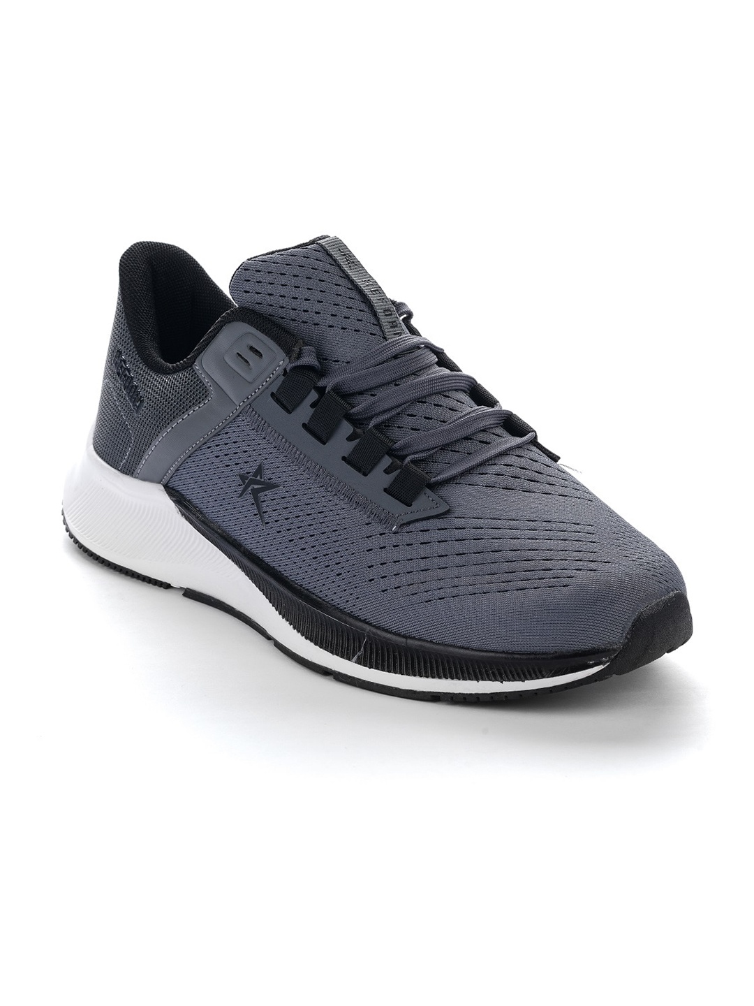 

REFOAM Men Grey Mesh Running Non-Marking Sports Shoes