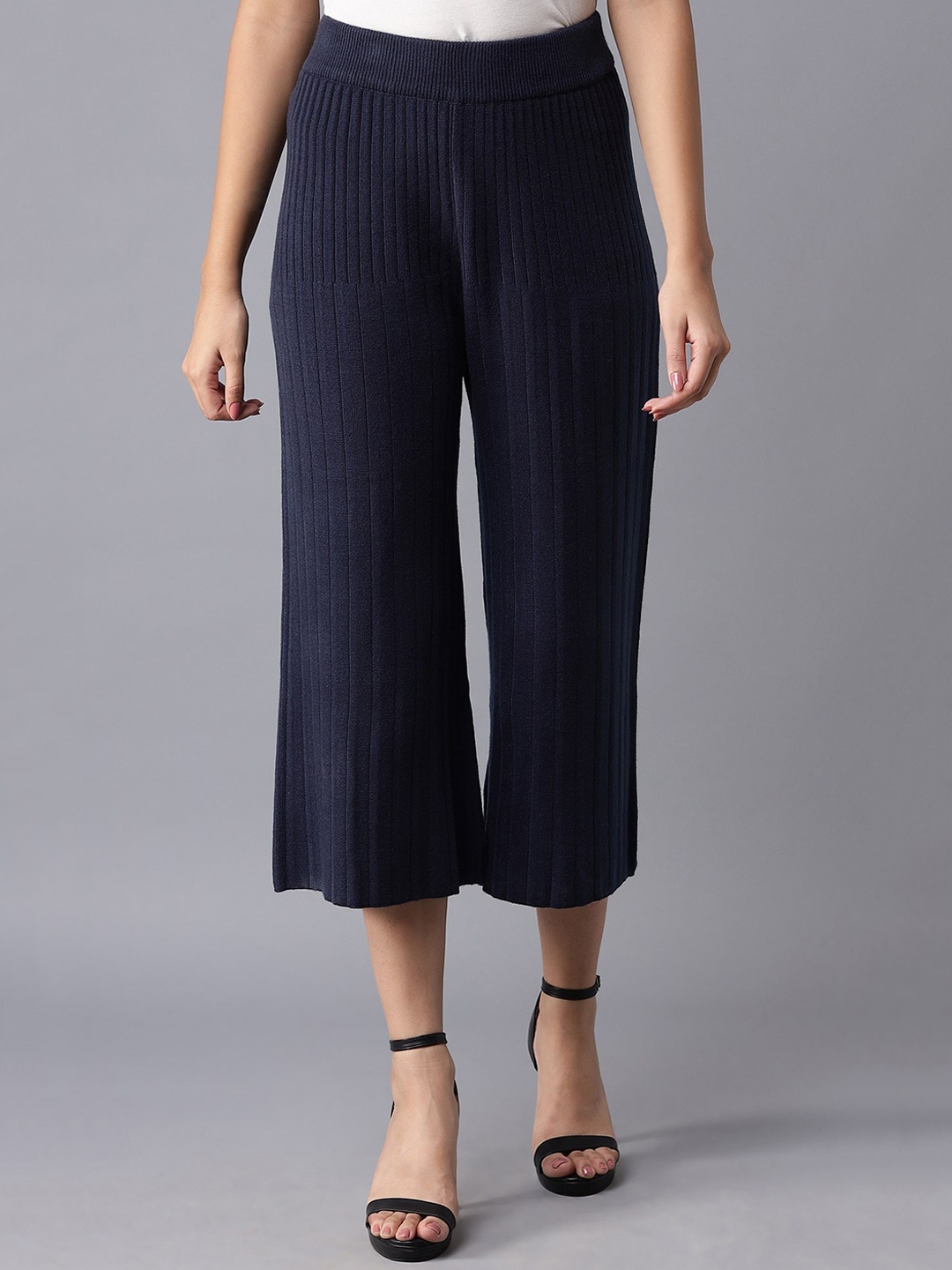 

W Women Blue Culottes Trousers