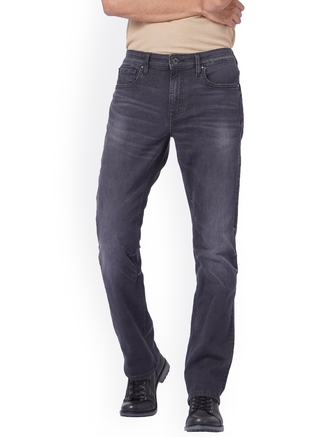 

Jack & Jones Men Black Light Fade Jeans