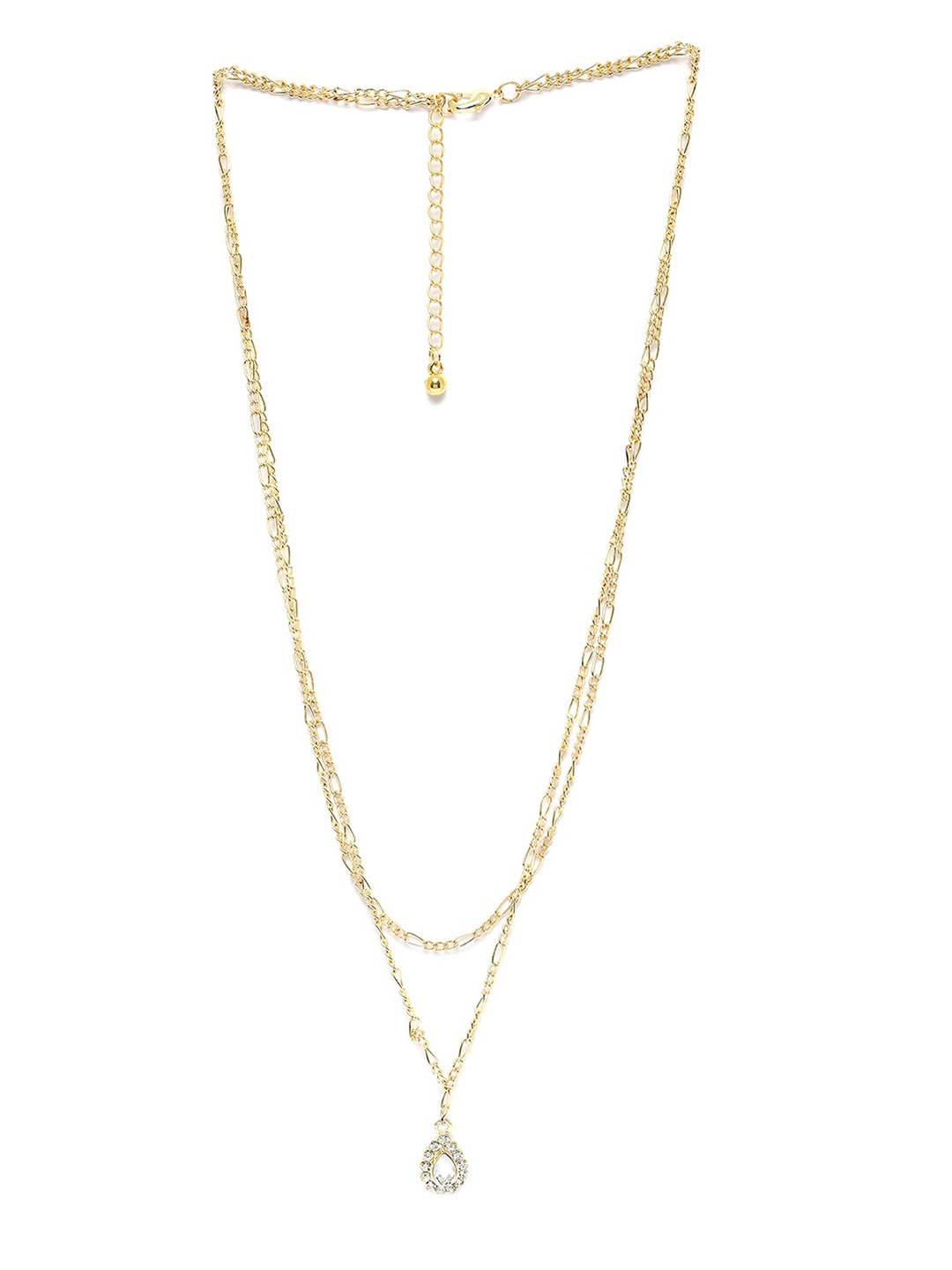 

BELLEZIYA Gold-Toned Layered Chain