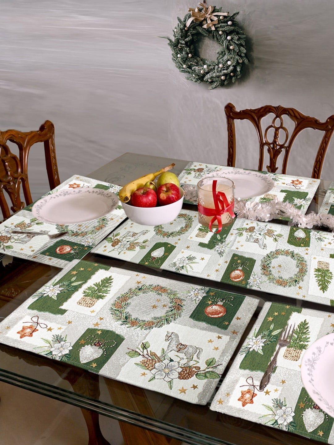 

AVI Living Multicoloured Set of 7 Table Placemat, Multi