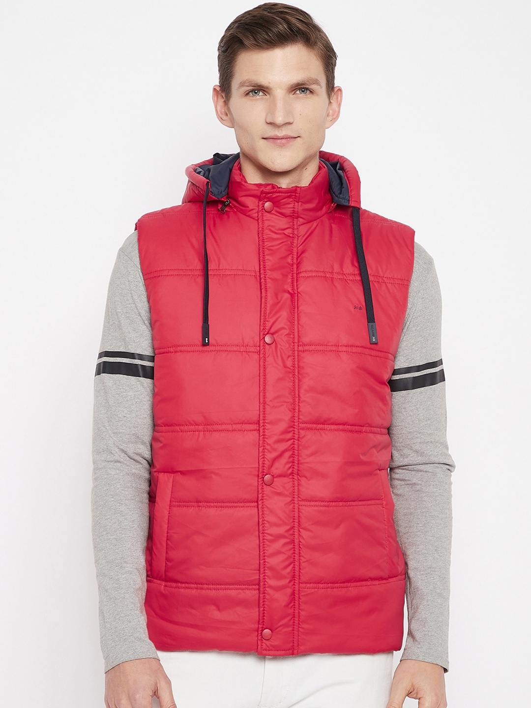 

Okane Men Red Padded Jacket