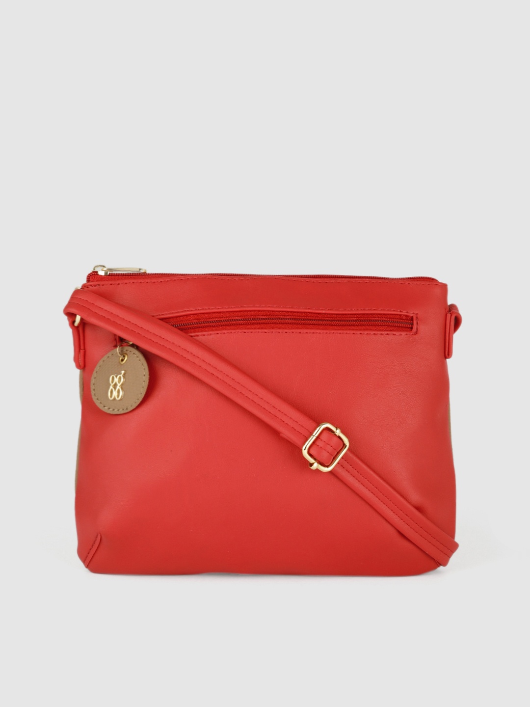 

Baggit Red Solid Sling Bag