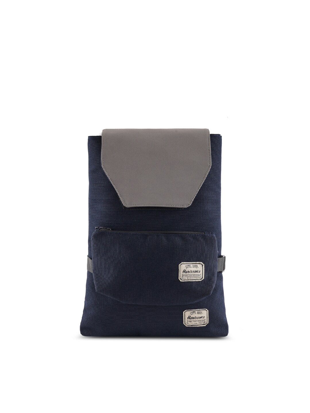 

Harissons Adult Navy Blue & Taupe Laptop Sleeve with Accessory Pouch