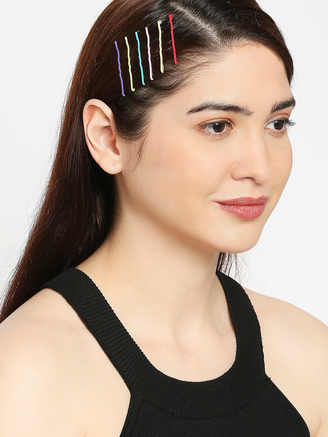 

BELLEZIYA Women Multicoloured Set Of 12 Bobby Pins, Multi