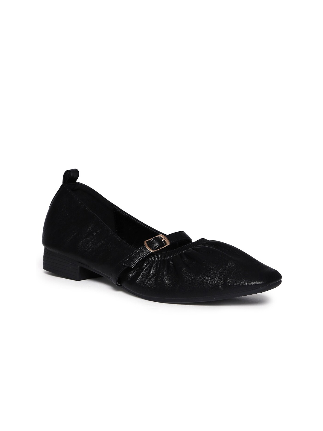 

20Dresses Black PU Party Block Pumps