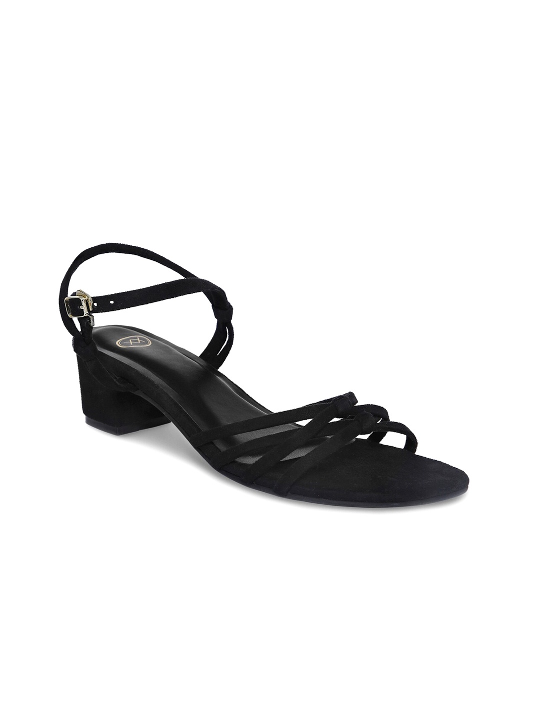 

20Dresses Black Suede Block Gladiators