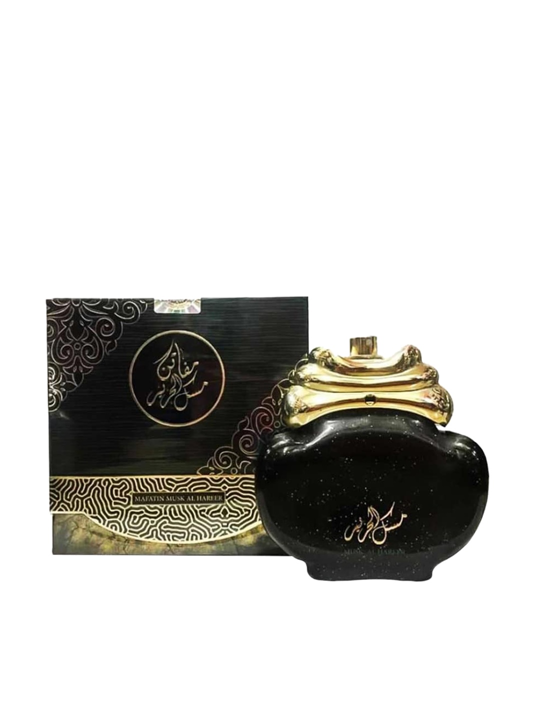 

Lattafa MAFATIN MUSK AL HAREER Long Lasting Imported Eau De Perfume - 100 ml, Black