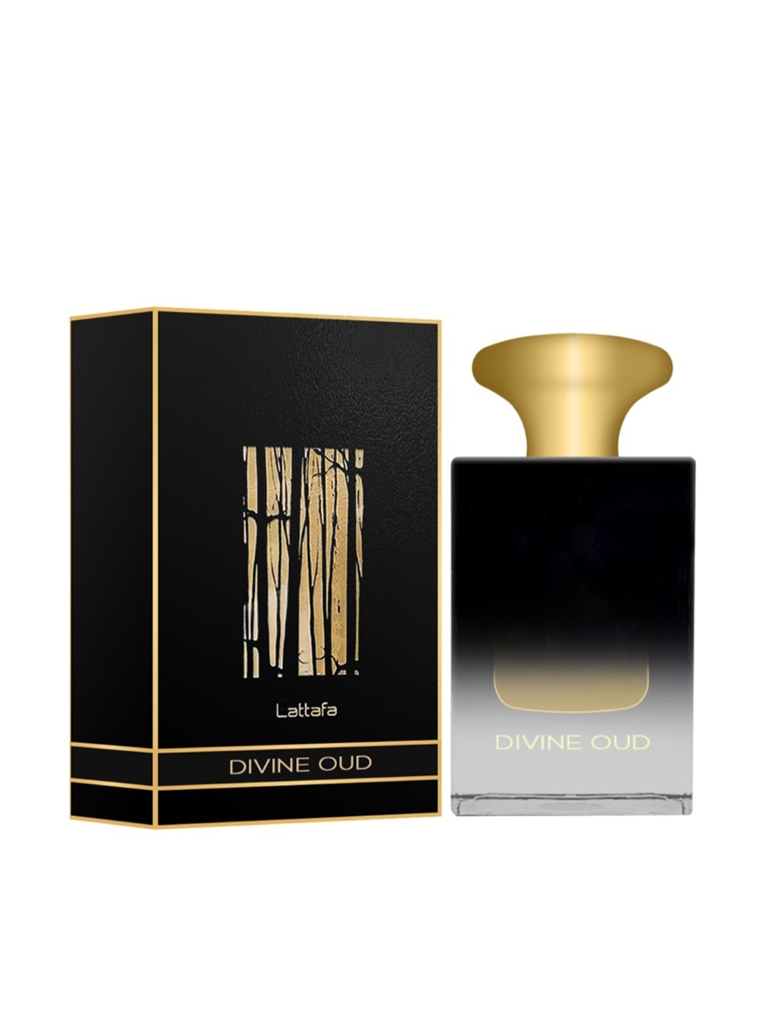

Lattafa Divine Oud Long Lasting Imported Eau De Perfume - 100 ml, Black