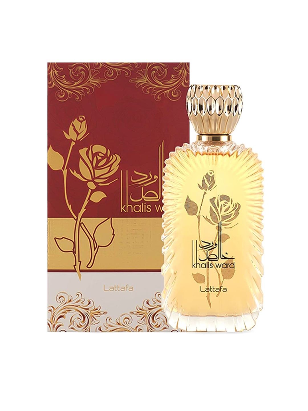 

Lattafa Khalis Ward Long Lasting Imported Eau De Perfume - 100 ml, Gold