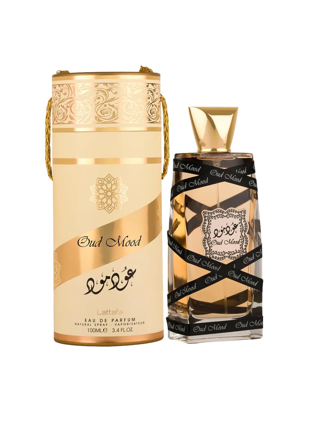 

Lattafa Oud Mood Long Lasting Imported Eau De Perfume - 30ml, Gold