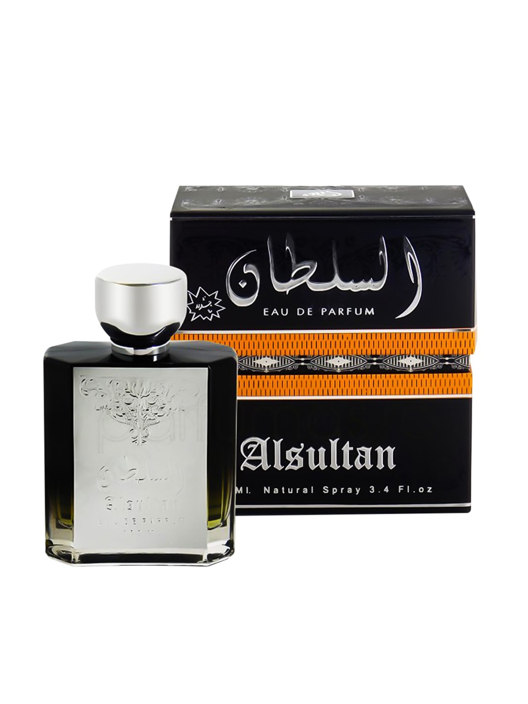 

Lattafa Unisex Al Sultan Long Lasting Imported Eau De Perfume 100 ml, Black