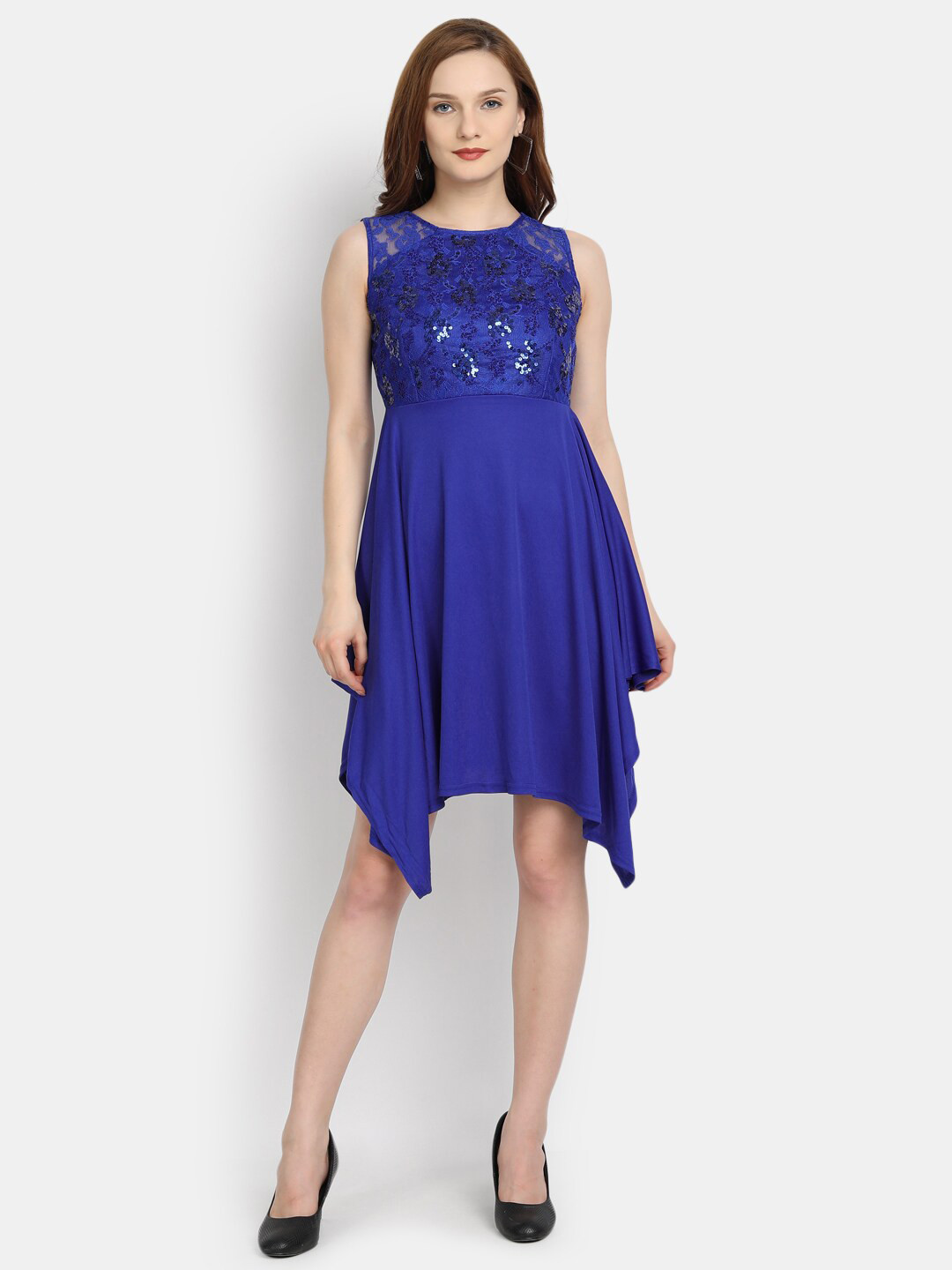 

LY2 Blue Embellished Dress