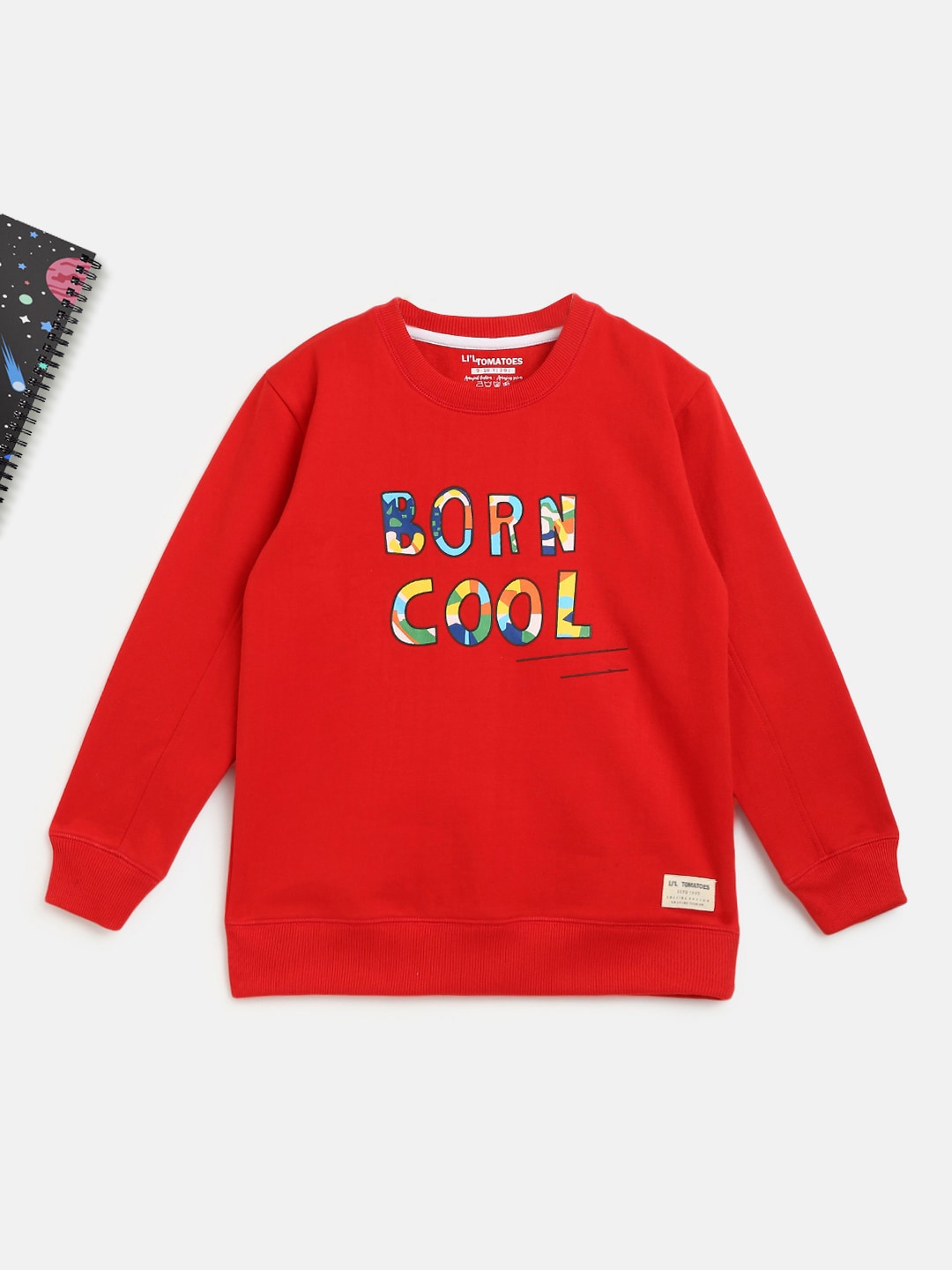 

Lil Tomatoes Boys Red Printed Sweatshirt