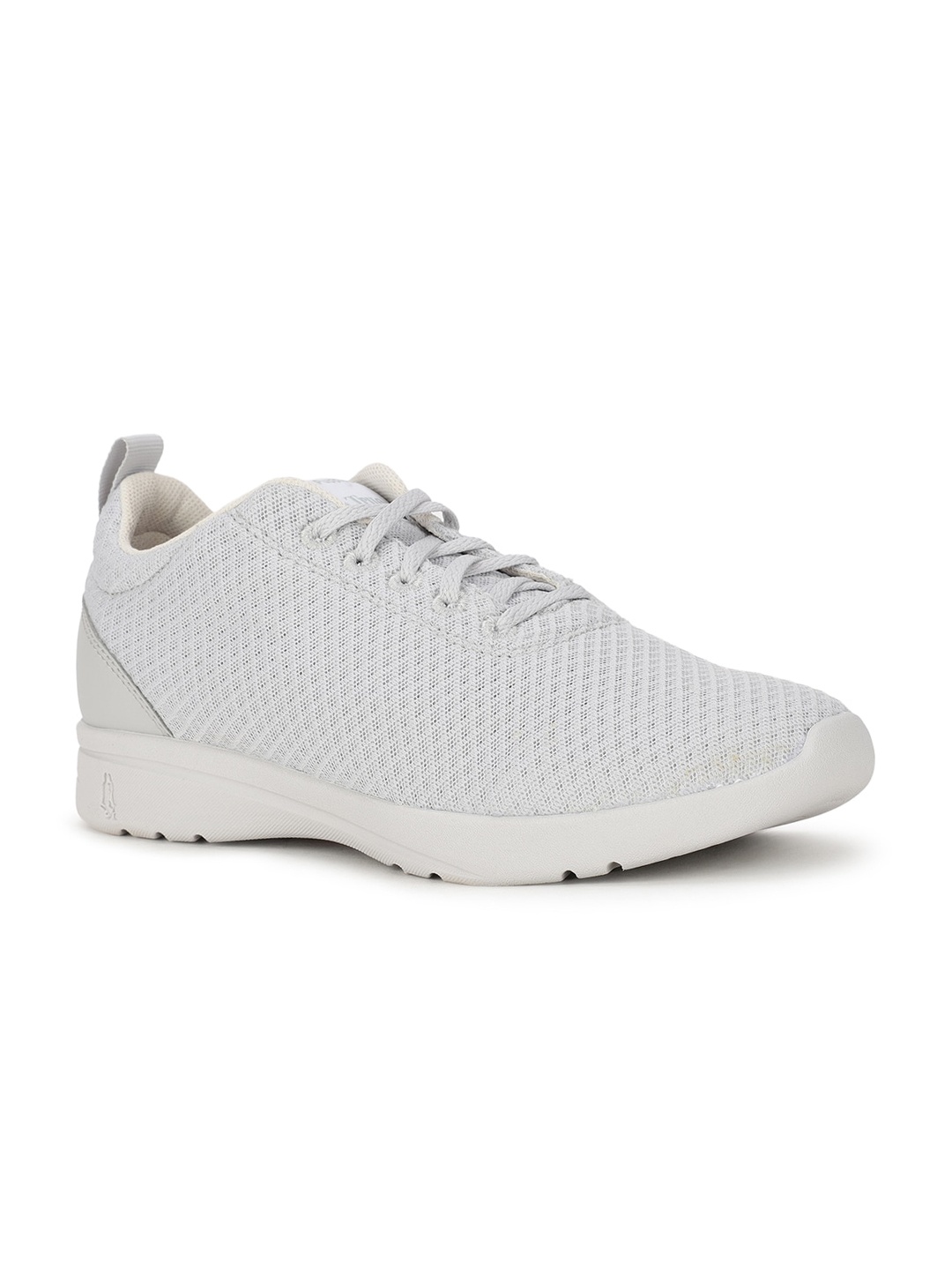 

Hush Puppies Women Grey Woven Design PU Sneakers