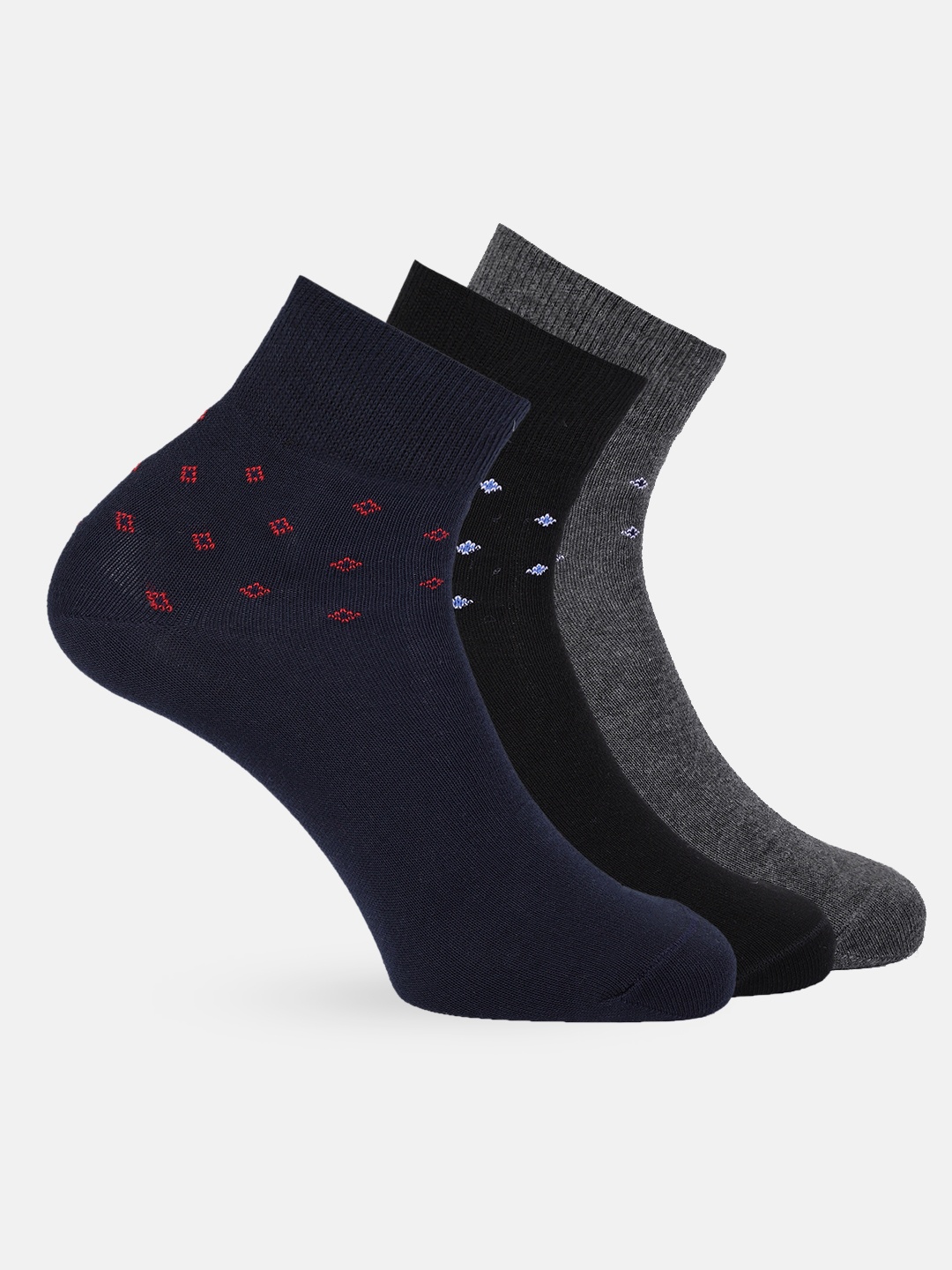 

Mast & Harbour Men Set of 3 Socks, Navy blue
