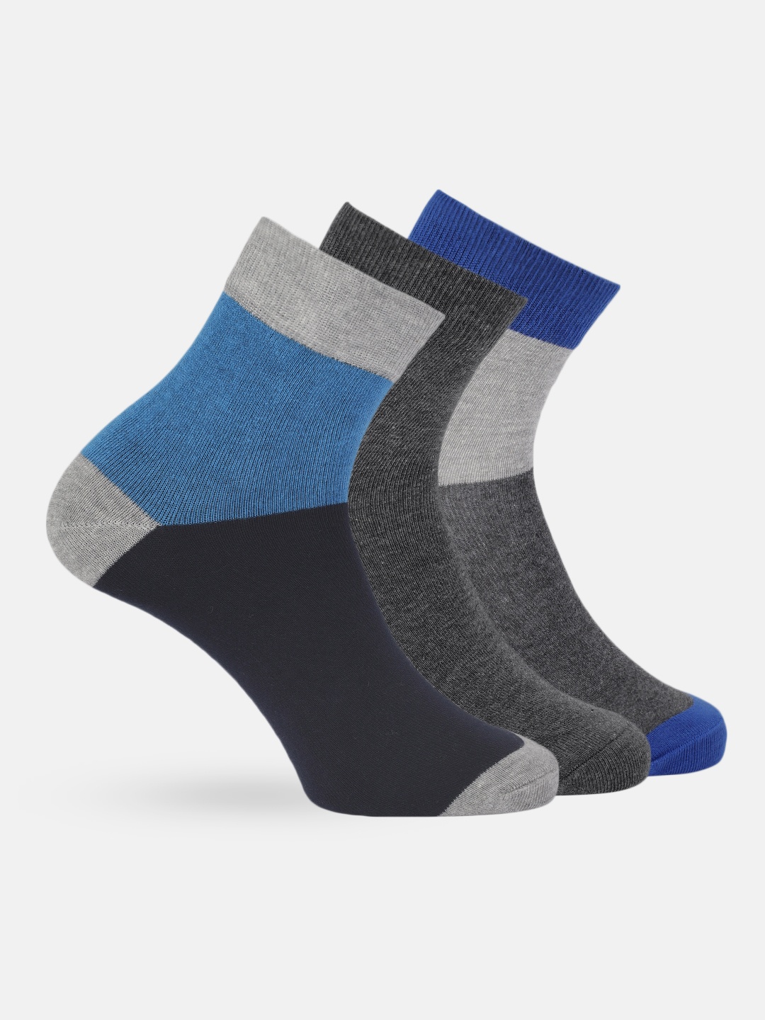 

Mast & Harbour Men Set of 3 Socks, Blue