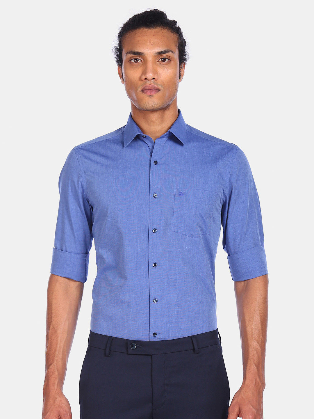 

Arrow Men Blue Opaque Casual Shirt