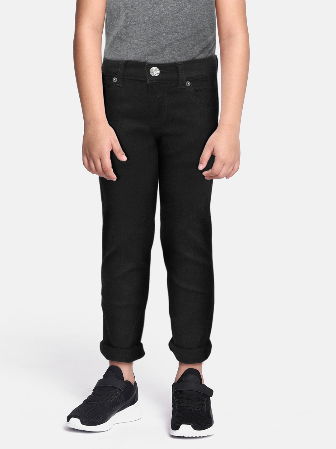 

Tommy Hilfiger Boys Black Regular Fit Clean Look Jeans