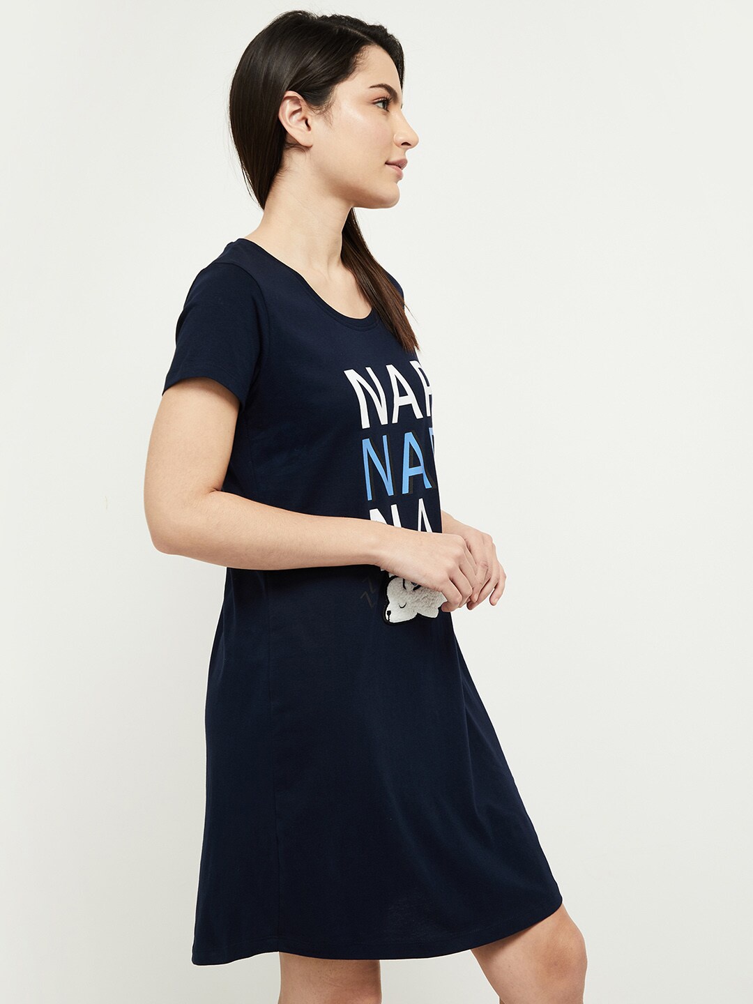 

max Navy Blue A-Line Dress