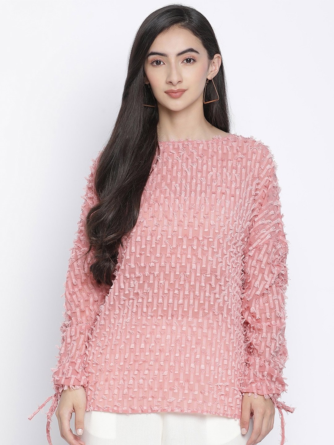 

Oxolloxo Mauve Geometric Regular Top