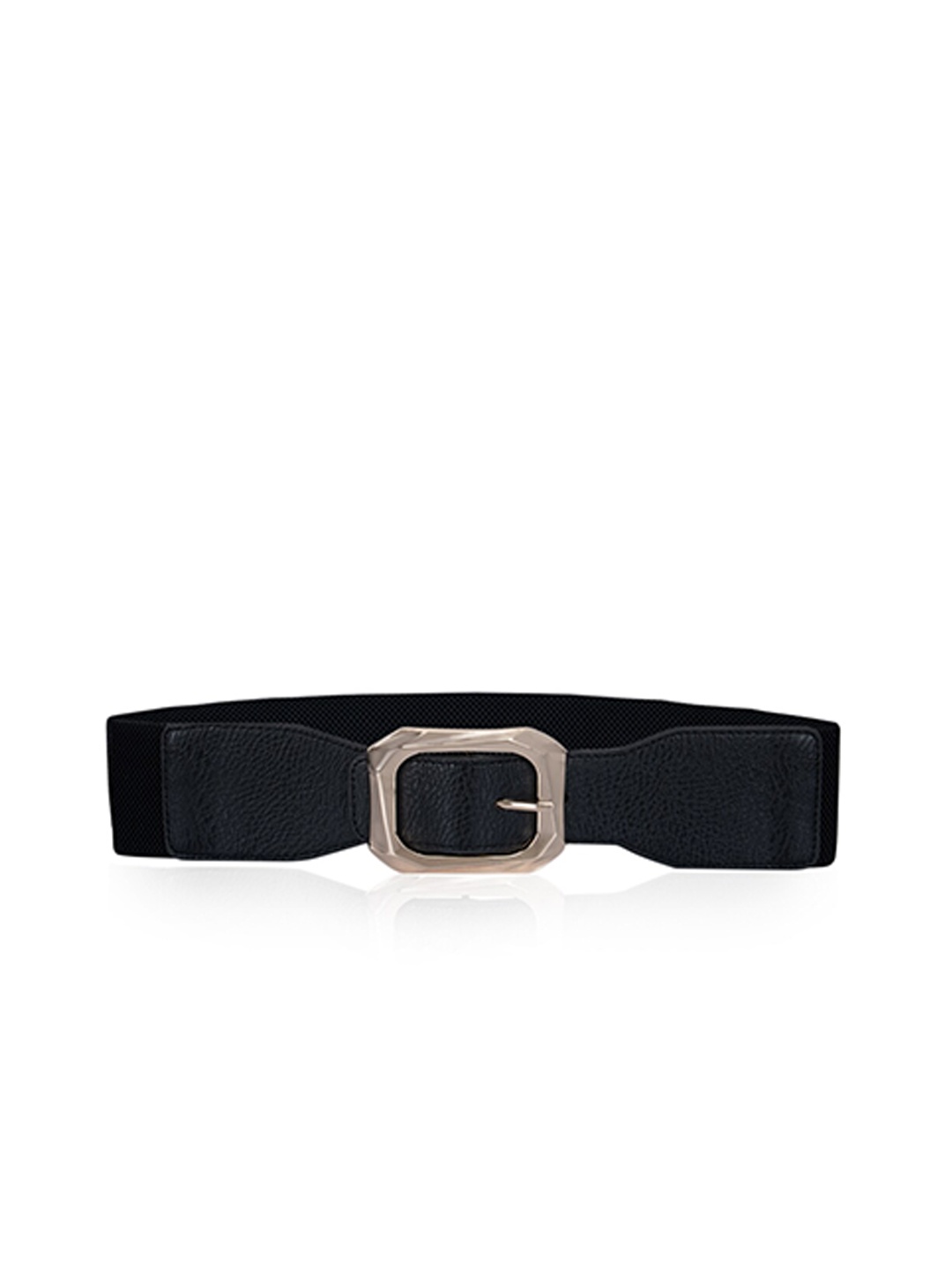 

Kazo Women Black PU Textured Belt
