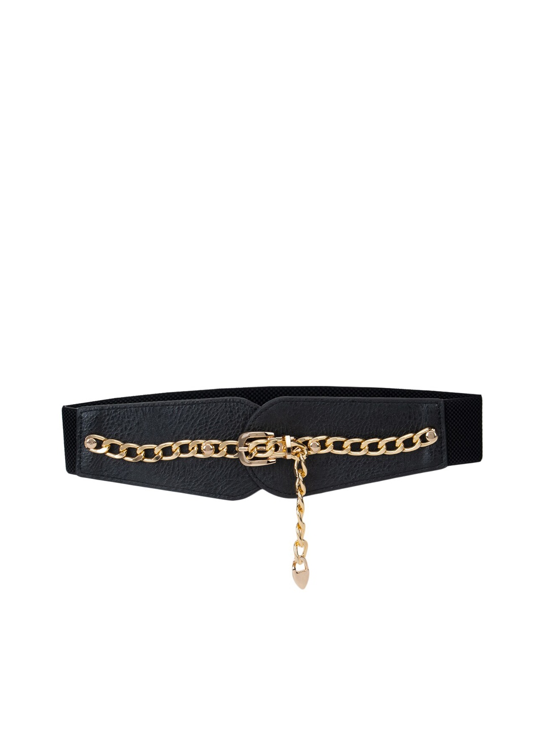 

Kazo Women Black PU Cross Chain Belt