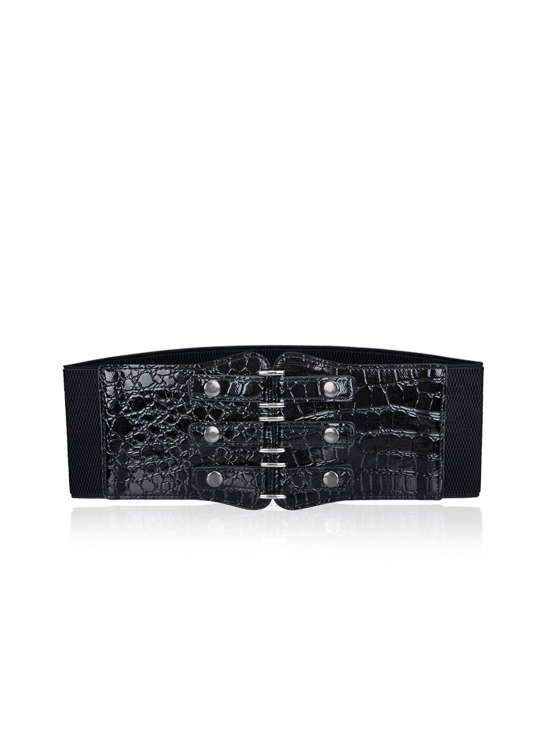 

Kazo Women Black Textured Belt