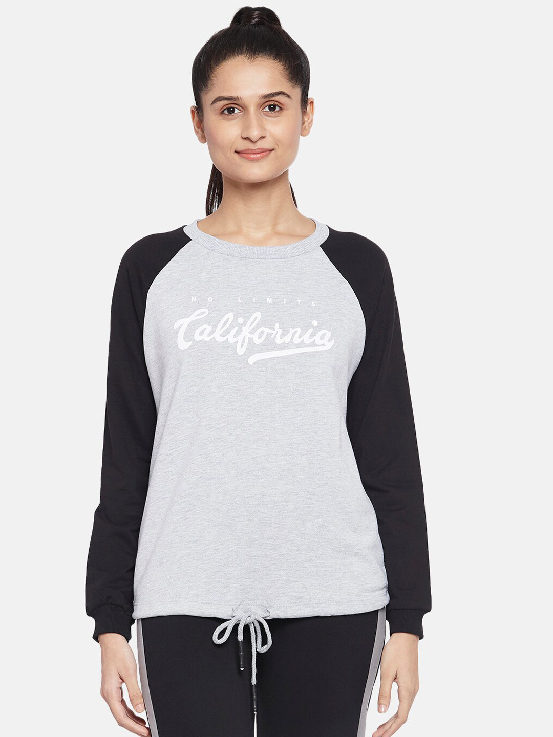 

Ajile by Pantaloons Women Charcoal Sweatshirt