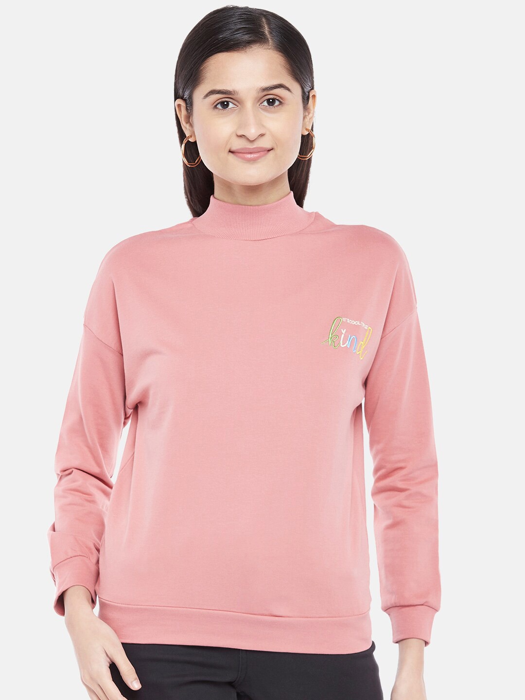 

Honey by Pantaloons Women Pink Sweatshirt