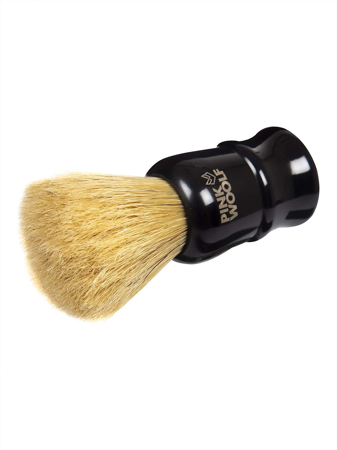 

PINK WOOLF Men Synthetic Shaving Brush, Black