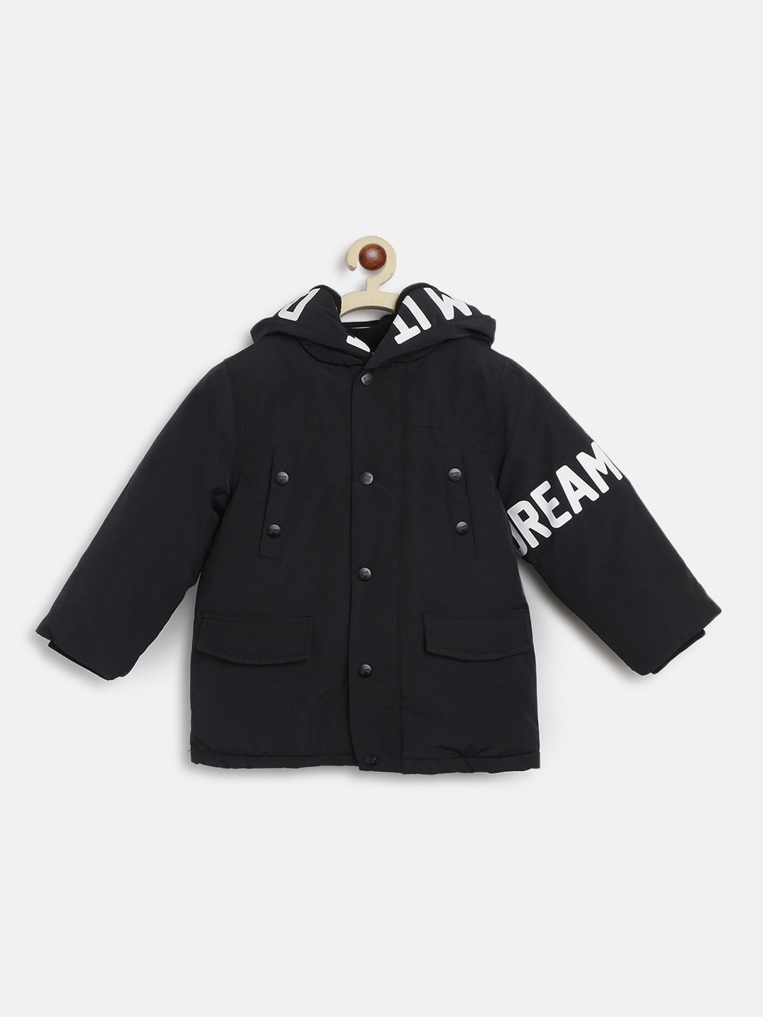

Chicco Boys Black Hooded Parka Jacket