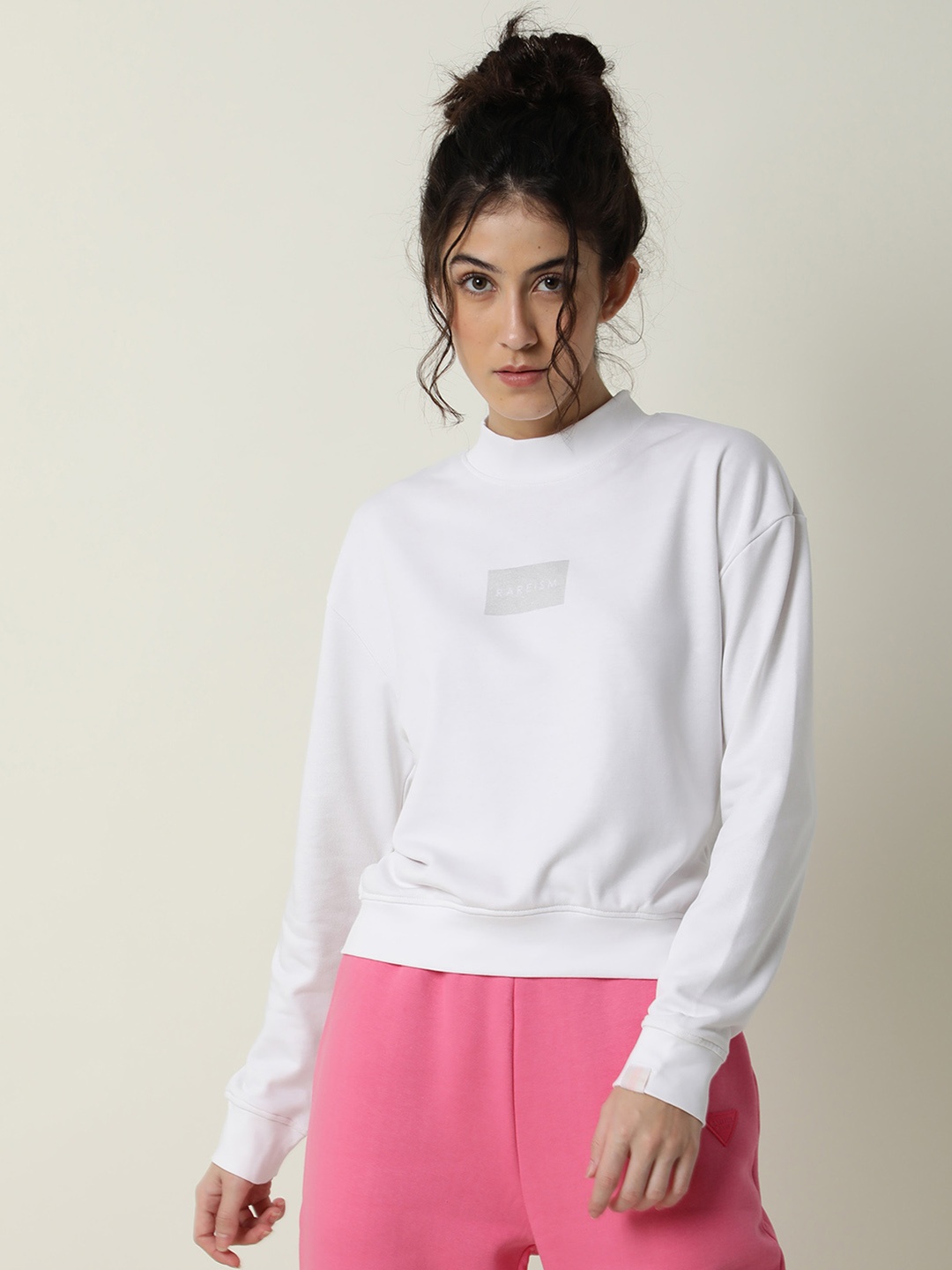 

RAREISM Women White Sweatshirt