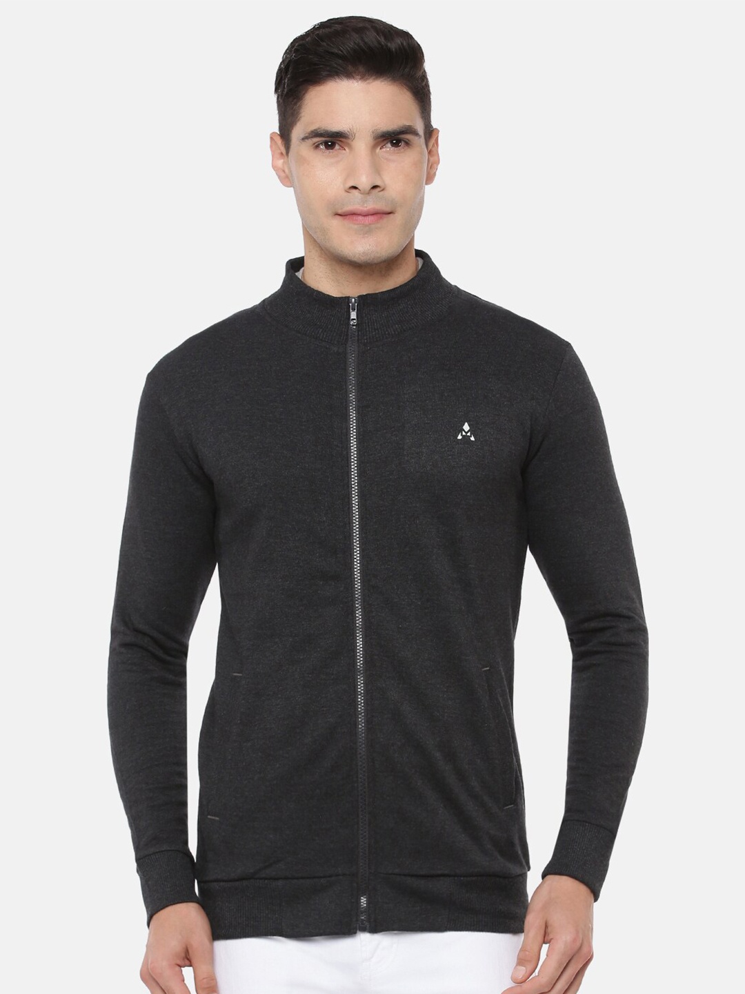 

ACTIMAXX Men Charcoal Grey Sweatshirt