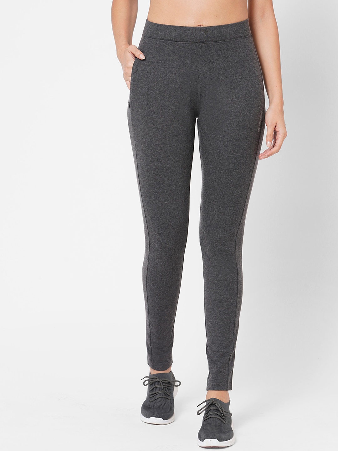 

Sweet Dreams Women Charcoal Grey Solid Track Pants