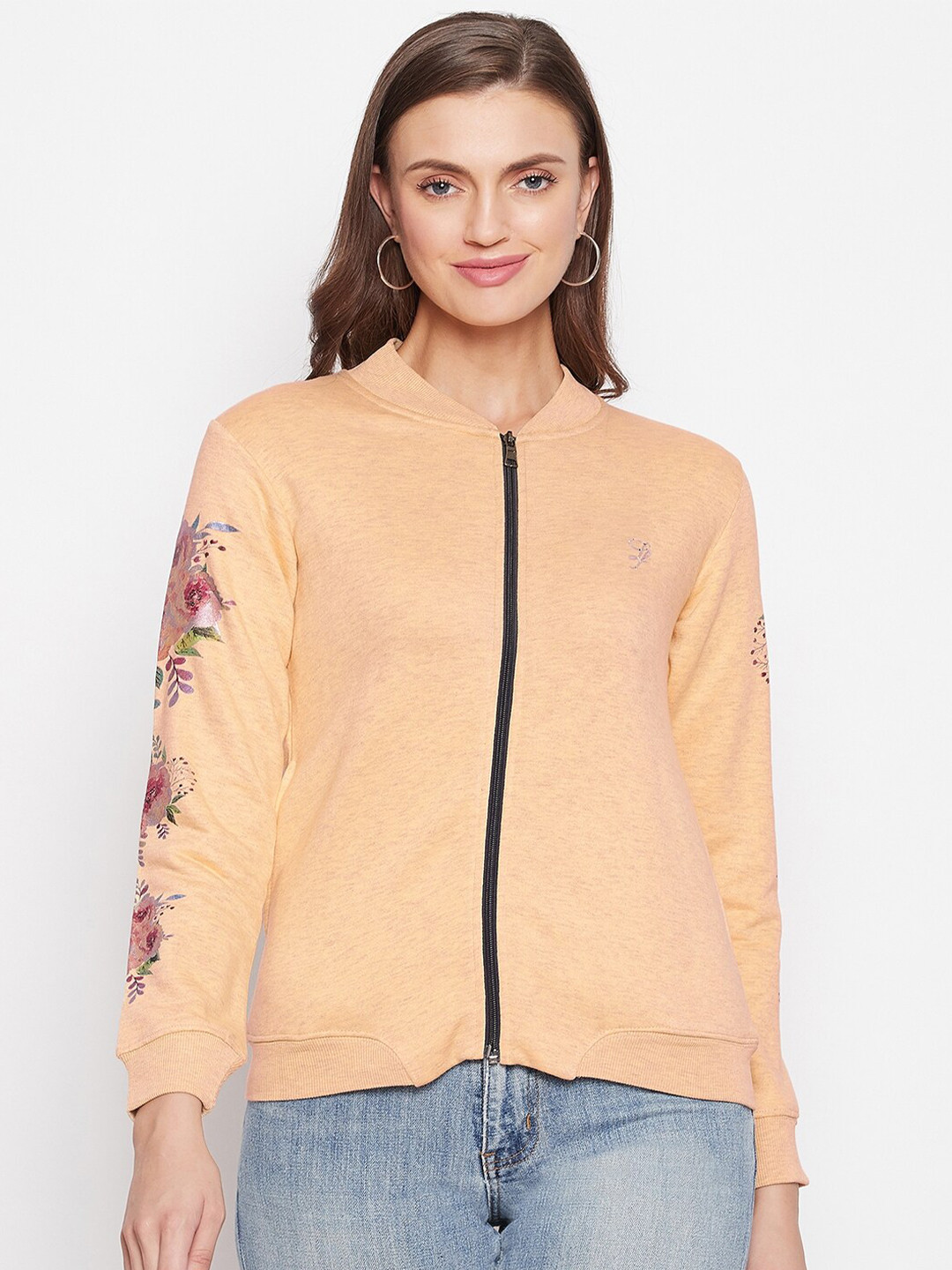 

NEVA Women Yellow Printed Sweatshirt