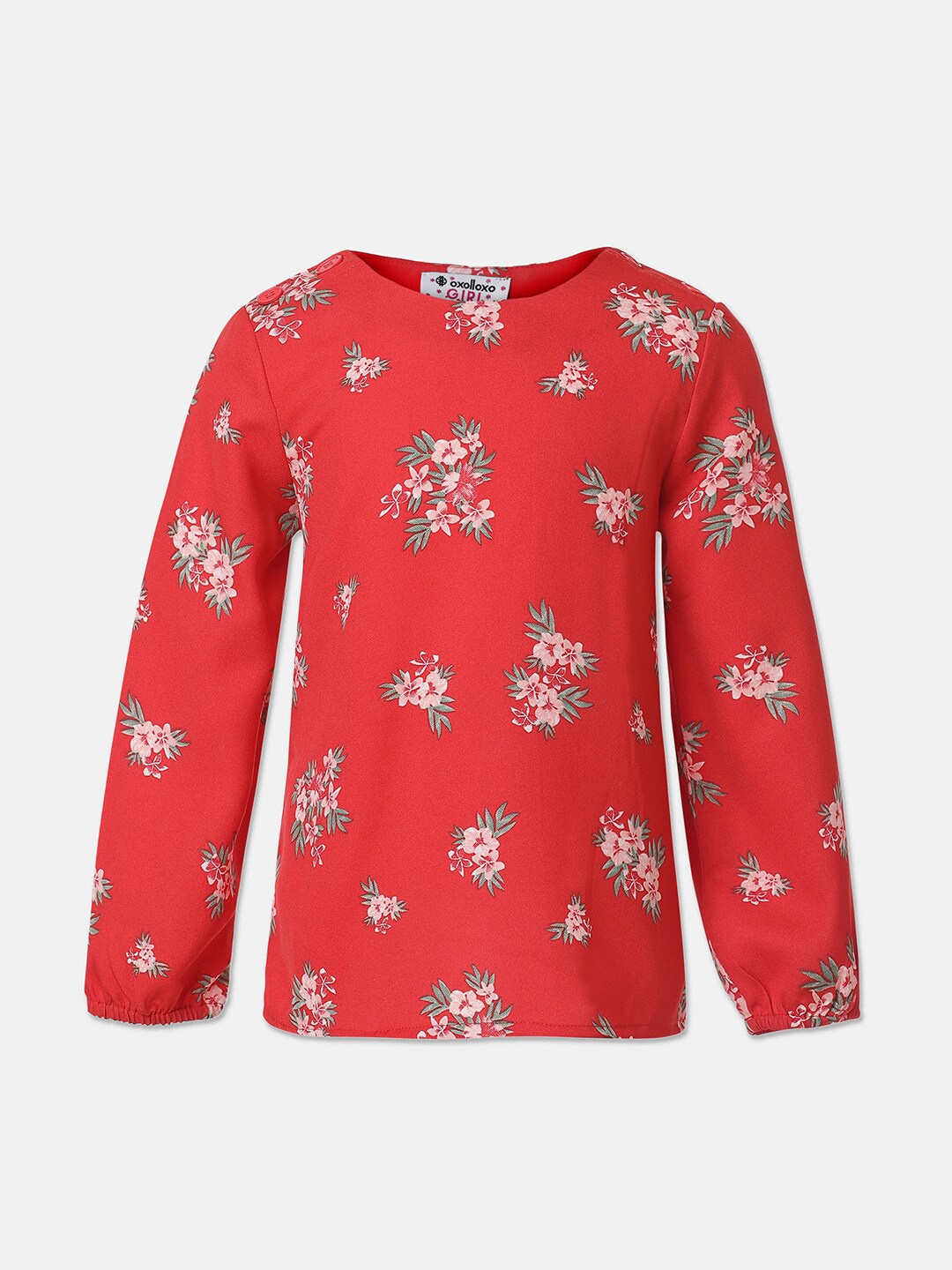 

Oxolloxo Red Floral Regular Top