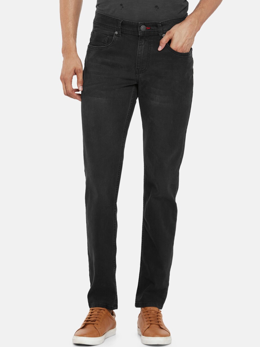 

People Men Grey Slim Fit Jeans