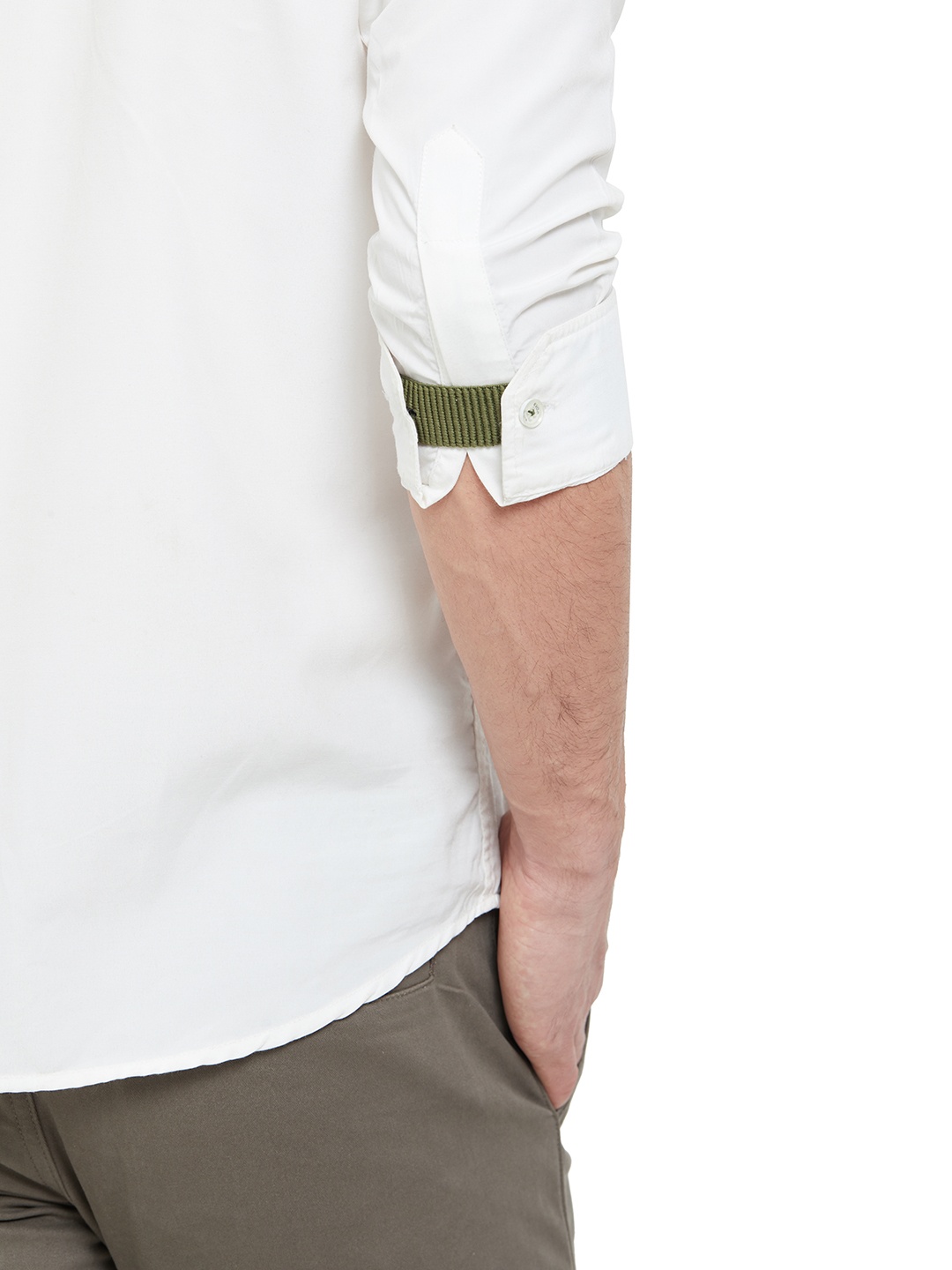 

EVOQ Men Olive Green Pack of 2 Solid Cuff Bands