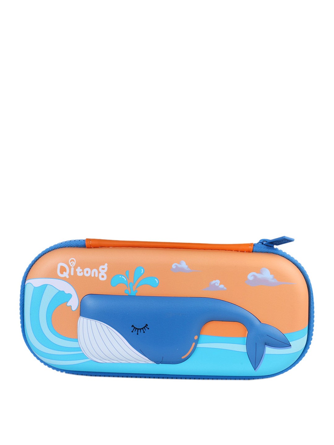 

Instabuyz Kids Orange & Blue Printed Pen Pencil Case