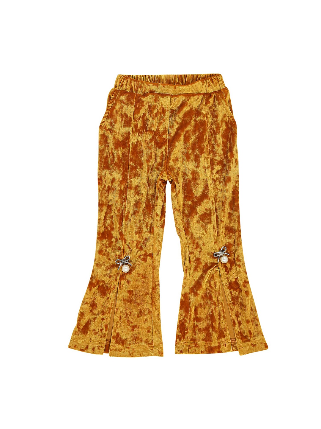 

Actuel Girls Mustard Velvet Partywear Jegging