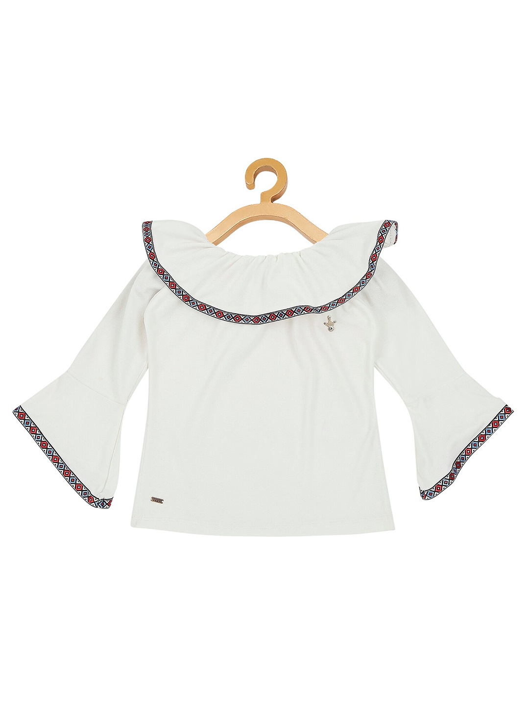 

Actuel Cream-Coloured Regular Top