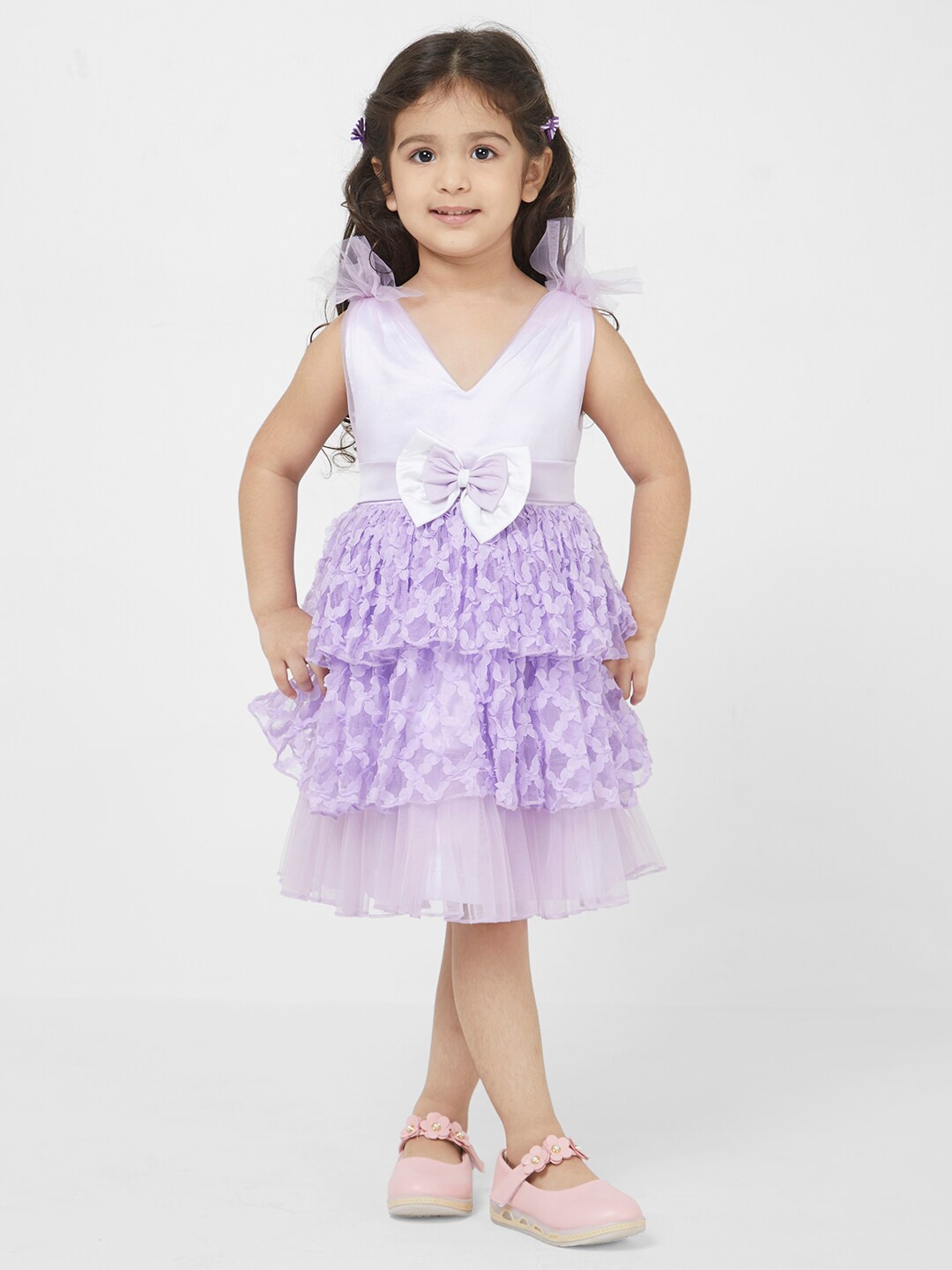 

TIC TAC TOE Purple Dress