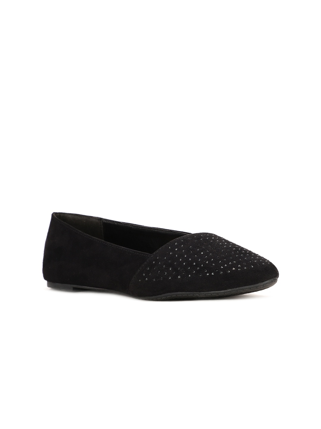 

Bata Women Embellished Ballerinas, Black