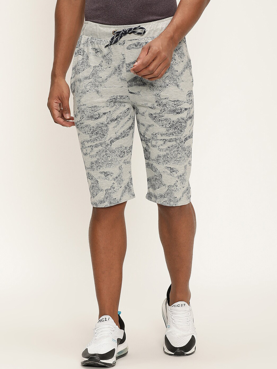 

V2 Value & Variety Men Grey Printed Regular Shorts