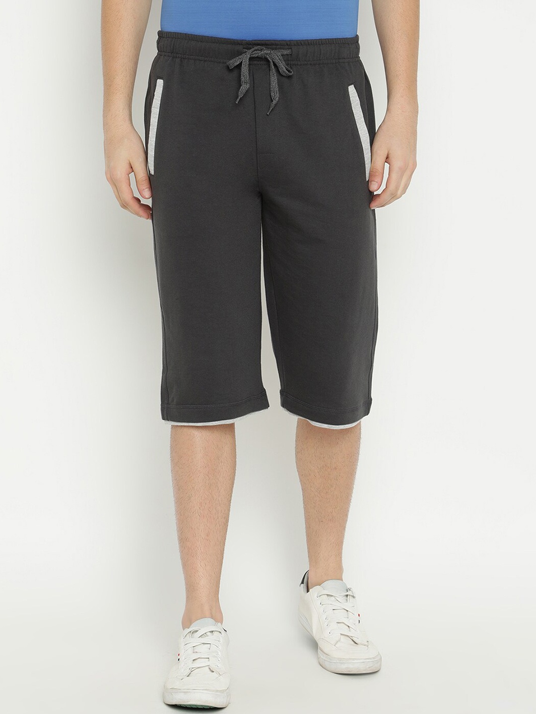 

V2 Value & Variety Men Grey Cotton Regular Shorts