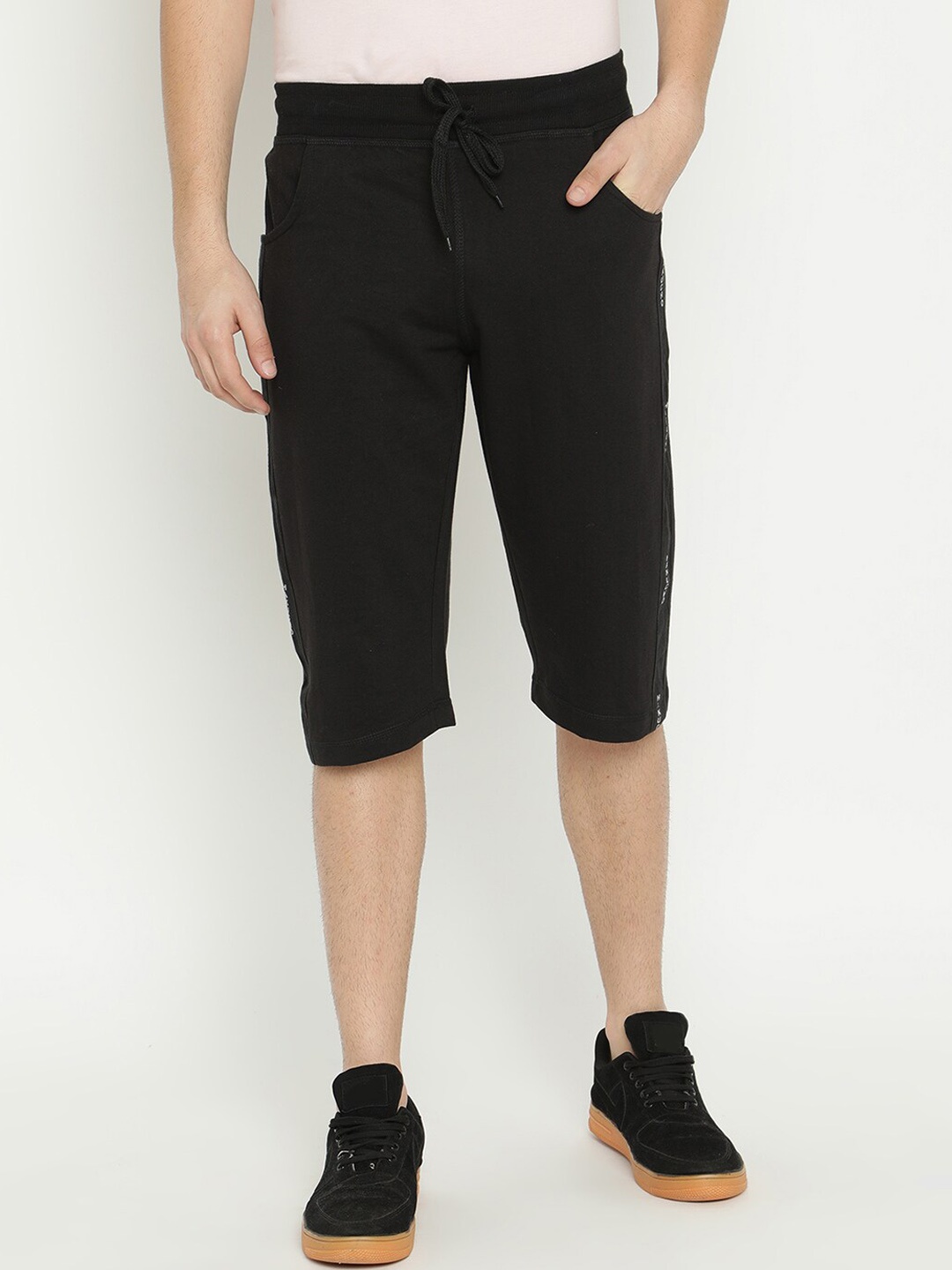 

V2 Value & Variety Men Black Regular Shorts
