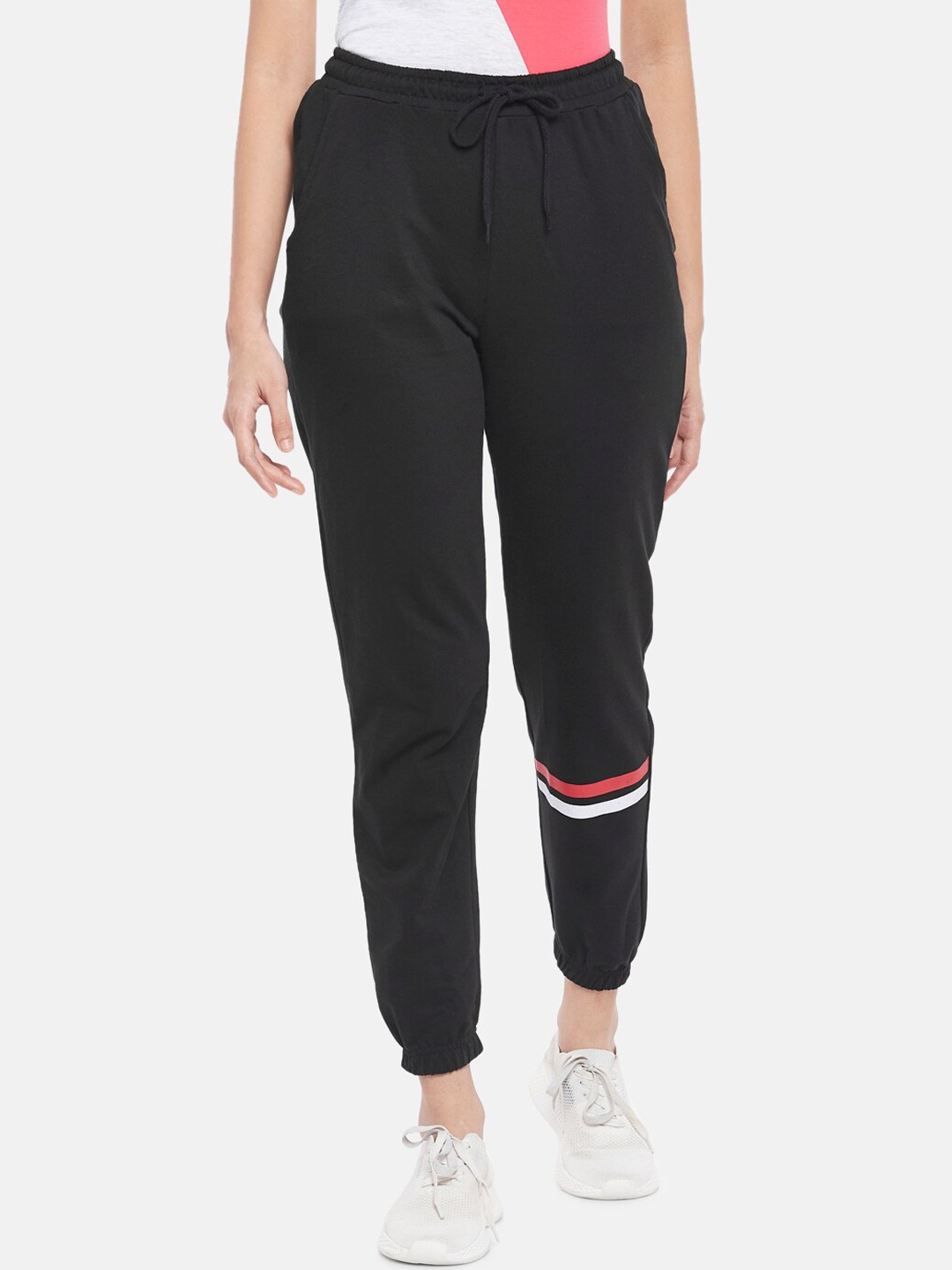

Ajile by Pantaloons Women Black Solid Joggers