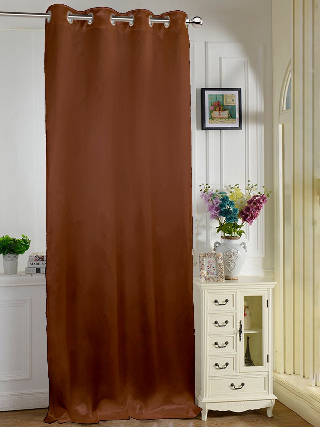 

Lushomes Brown Door Curtain