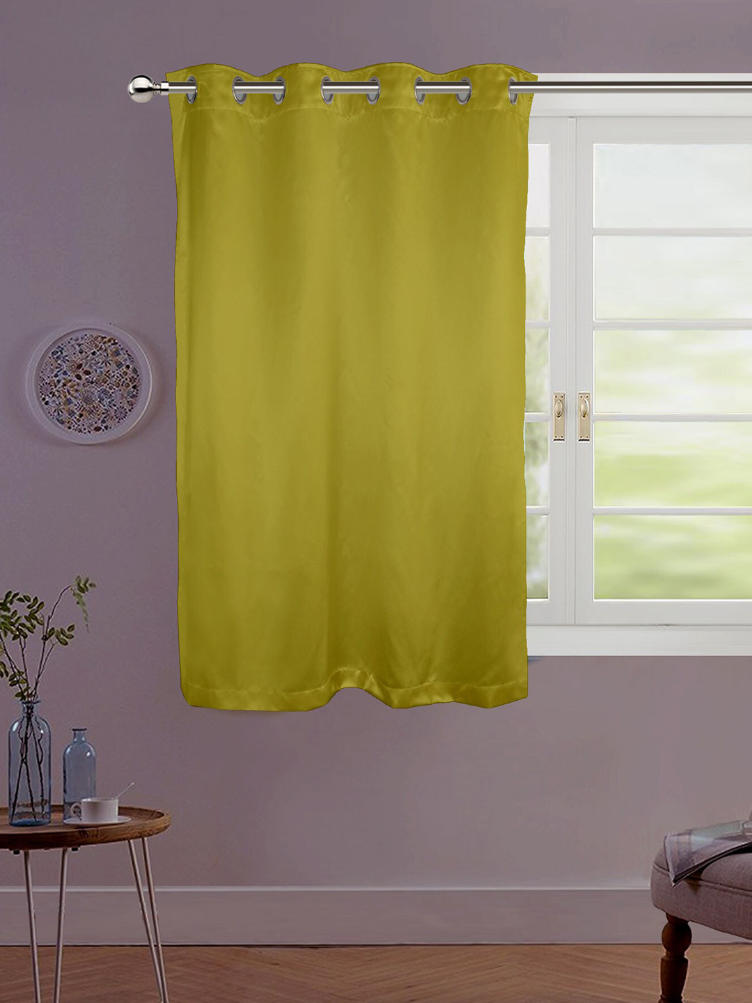 

Lushomes Green Window Curtain